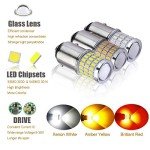 iBrightstar Amber LED Turn Signal Bulbs, 2 Pack