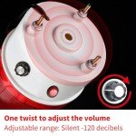 Red LED Rotating Warning Light with Buzzer