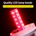 Red LED Rotating Warning Light with Buzzer