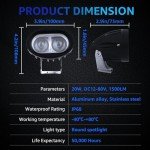 Blue LED Safety Spot Light for Forklifts - 1500LM