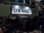 2PCS Waterproof 3LED License Plate Lights - Silver