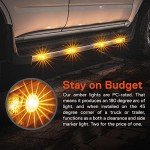 10pc Amber 3/4" LED Marker Lights for Trailers