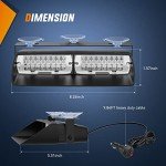 Nilight Super Bright Emergency Strobe Lights for Vehicles