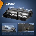 Nilight Super Bright Emergency Strobe Lights for Vehicles