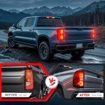 SHINEHOME Tail Light Assembly for Chevy/GMC Trucks