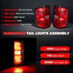 SHINEHOME Tail Light Assembly for Chevy/GMC Trucks
