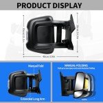 Right Side Long Arm Mirror for Ram Promaster