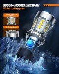 SEALIGHT White LED Bulbs for Car Lights - 2 Pack