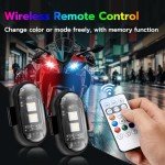 Magnetic Rechargeable LED Strobe Lights - 4 Pack