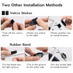 Magnetic Rechargeable LED Strobe Lights - 4 Pack