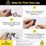 Magnetic Rechargeable LED Strobe Lights - 4 Pack