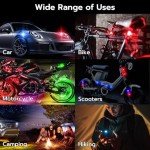 Magnetic Rechargeable LED Strobe Lights - 4 Pack