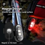Magnetic Rechargeable LED Strobe Lights - 4 Pack