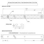 6 FT L Track for Secure Trailer Tie Downs
