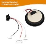 4Pcs 4" Round Waterproof LED Trailer Light Kit