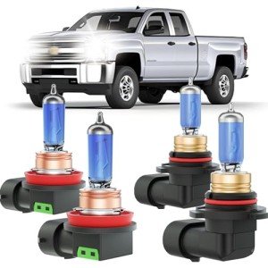 Ultra Bright Halogen Headlight Bulbs for Chevy Silverado