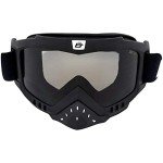 Birdz Eyewear Tukan Motorcycle Glasses with Nose Guard