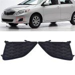 2PCS Fog Light Cover Grilles for 2009-2010 Corolla