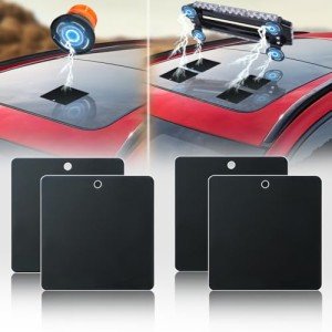 4 Pack Self-Adhesive Magnetic Mount Pads for Lights