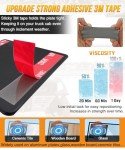 4 Pack Self-Adhesive Magnetic Mount Pads for Lights