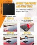 4 Pack Self-Adhesive Magnetic Mount Pads for Lights