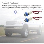Rear License Plate Light Connector Kit for Ford