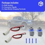 Rear License Plate Light Connector Kit for Ford