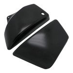 Honda Shadow VT1100 Fairing Battery Covers (Glossy Black)