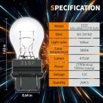 Lanuovx 3157 Bulbs 20-Pack for Vehicle Lighting
