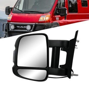 Extended Long Arm Left Side Mirror for Ram Promaster