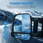 Extended Long Arm Left Side Mirror for Ram Promaster