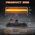 Arelokpri LED Side Marker Lights for Dodge Ram