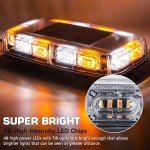 LINKITOM 48 LED Magnetic Strobe Light for Vehicles