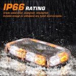 LINKITOM 48 LED Magnetic Strobe Light for Vehicles
