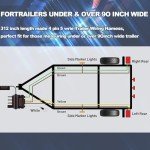 WALSIO 26FT 4-Pin Trailer Wiring Harness Kit