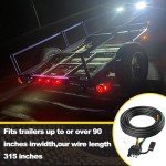 WALSIO 26FT 4-Pin Trailer Wiring Harness Kit