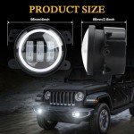 Jeep Liberty Fog Light Assembly, 2-Pack, LED DRL