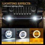 Jeep Liberty Fog Light Assembly, 2-Pack, LED DRL