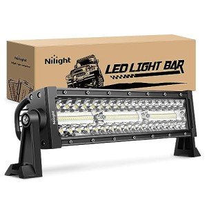 Nilight 13.5-Inch LED Light Bar Combo for Vehicles