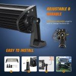 Nilight 13.5-Inch LED Light Bar Combo for Vehicles