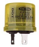 12V Heavy Duty 2-Pin Electronic Flasher Relay