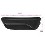 Black Fog Light Covers for 2013-2015 Chevy Malibu