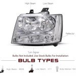 Aresparts Headlight Assembly for 2007-2014 Chevy