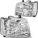Aresparts Headlight Assembly for 2007-2014 Chevy