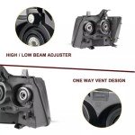 Aresparts Headlight Assembly for 2007-2014 Chevy