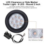 10-Pack Amber LED Marker Lights for Trucks