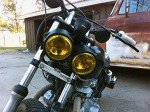 Yellow Headlight Covers for Honda Goldwing (01-07)