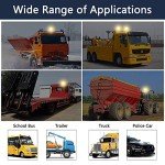 Amber Magnetic Beacon Light for Trucks and Cars