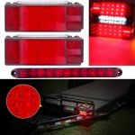 LED Boat Trailer Light Kit with Wiring Harness