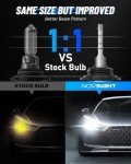 NOVSIGHT 9005 9006 LED Fog Light Bulbs